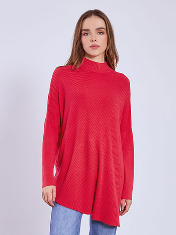 Πουλόβερ μακρύ με ασύμμετρο τελείωμα SQ1556.4621+8