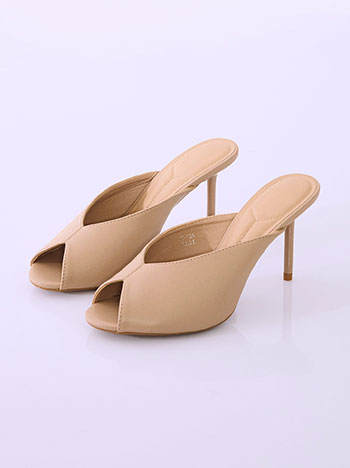 Celestino Mules Peep Toe Sq1605 A123+2 Παπούτσια Ψηλοτάκουνα Πέδιλα Γυναικεία Ρούχα Μόδα