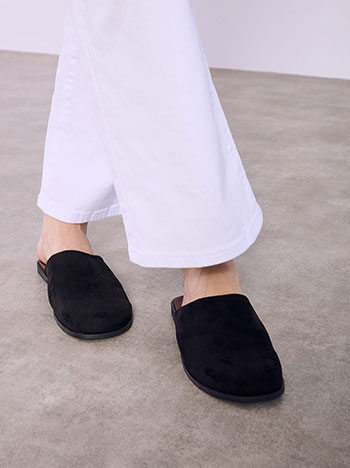 Mules με σουέντ όψη SQ1605.A505+1