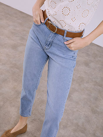 Celestino Τζιν με Βαμβάκι Sq1628 1002+1 Παντελόνια Jeans Γυναικεία Ρούχα Μόδα
