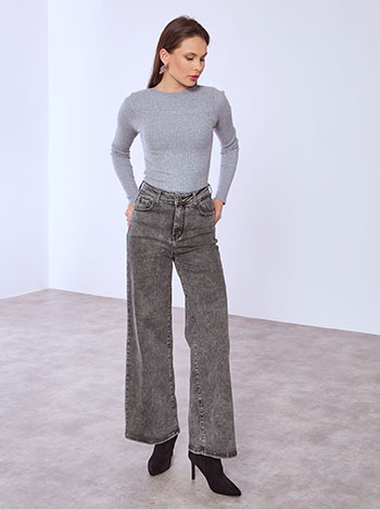 Τζιν wide leg με βαμβάκι SQ1628.1070+1