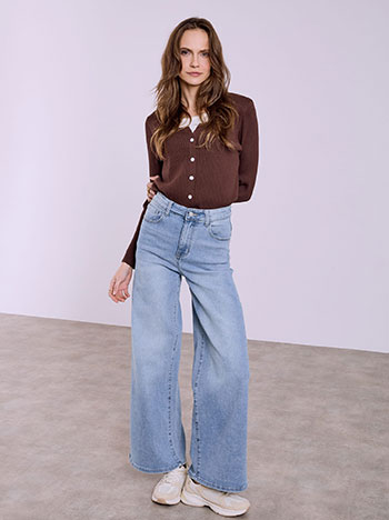 Τζιν wide leg ψηλόμεσο SQ1628.1071+4