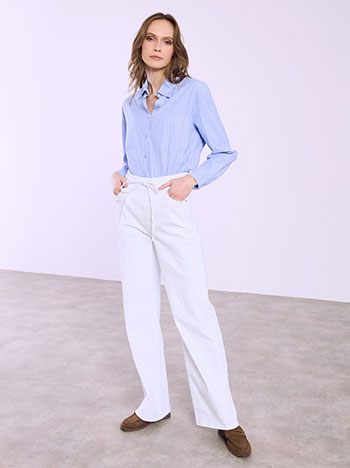 Τζιν wide leg μονόχρωμο SQ1628.1081+1