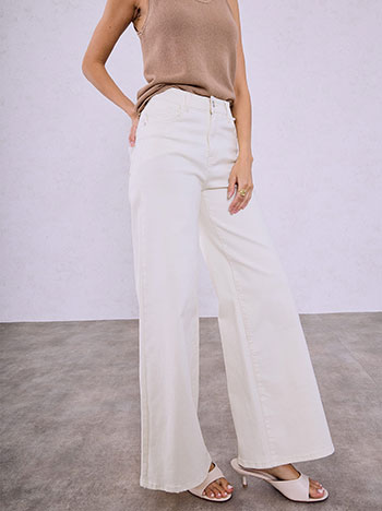 Τζιν ψηλόμεσο wide leg SQ1628.1083+2