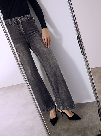 Celestino Τζιν με Κουμπιά Strass Sq1628 1093+2 Παντελόνια Jeans Γυναικεία Ρούχα Μόδα