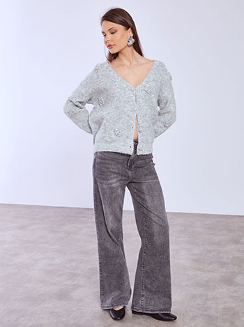 Τζιν wide leg με θηλιές στη μέση SQ1628.1094+1