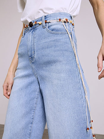 Τζιν wide leg με αποσπώμενη ζώνη SQ1628.1120+1