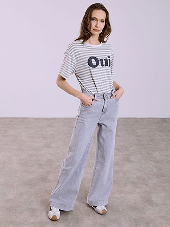 Τζιν ψηλόμεσο wide leg SQ1628.1136+1