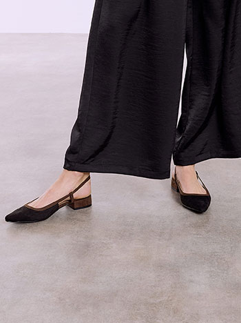 Παπούτσια ίσια με σουέντ όψη SQ1697.A027+1