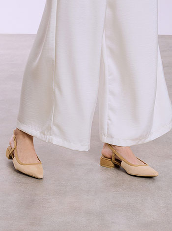 Παπούτσια ίσια με σουέντ όψη SQ1697.A027+2