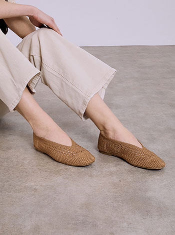 Παπούτσια ίσια με πλέξη SQ1697.A271+1