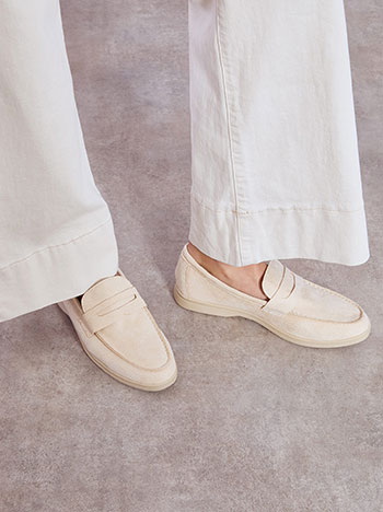 Μοκασίνια με σουέντ όψη SQ1697.A278+3