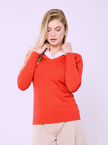 Πουλόβερ με γιακά SQ1738.4920+6