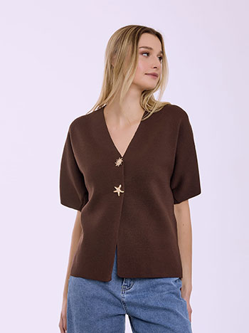 Ζακέτα με κουμπιά ήλιος αστερίας SQ1738.5115+3