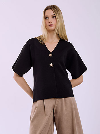 Ζακέτα με κουμπιά ήλιος αστερίας SQ1738.5115+7