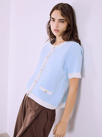 Ζακέτα δίχρωμη SQ1738.5121+2