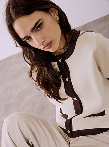 Ζακέτα δίχρωμη SQ1738.5121+5