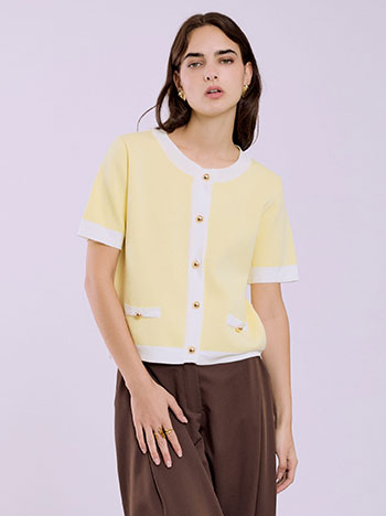 Ζακέτα δίχρωμη SQ1738.5121+3