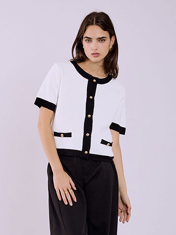 Ζακέτα δίχρωμη SQ1738.5121+4