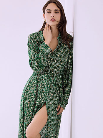 Φόρεμα σεμιζιέ απο βισκόζη SQ1738.8208+3