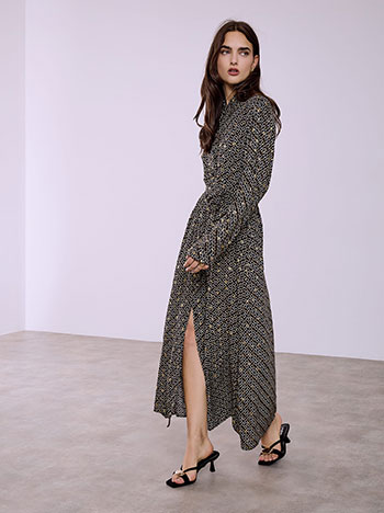 Φόρεμα σεμιζιέ απο βισκόζη SQ1738.8208+1