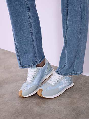 Αθλητικά παπούτσια με συνδυασμό υφασμάτων SQ1760.A120+2