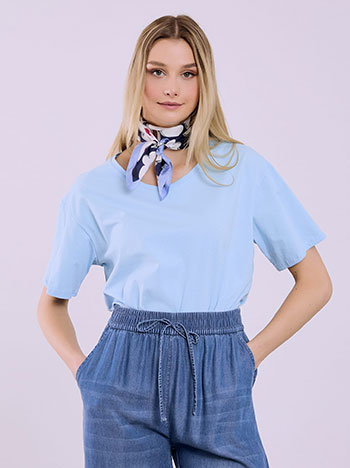 T-shirt μονόχρωμο SQ1794.4612+2