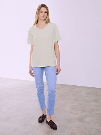  T-shirt μονόχρωμο SQ1794.4612+6 - 4