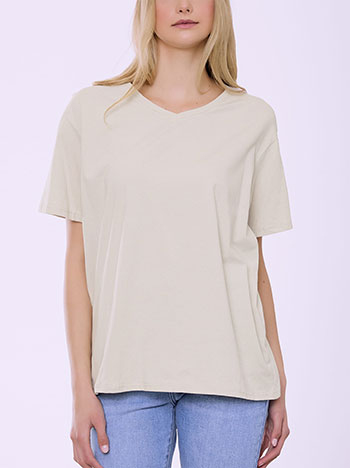 Celestino T-Shirt Μονόχρωμο Sq1794 4612+6 Μπλούζες T-Shirts Γυναικεία Ρούχα Μόδα