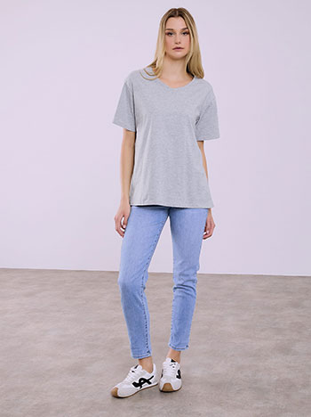  T-shirt μονόχρωμο SQ1794.4612+3 - 4