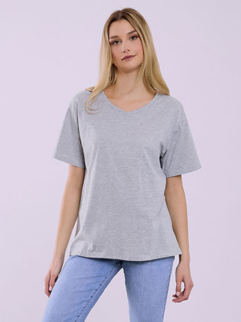 T-shirt μονόχρωμο SQ1794.4612+3