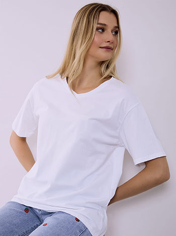 Celestino T-Shirt Μονόχρωμο Sq1794 4612+1 Μπλούζες T-Shirts Γυναικεία Ρούχα Μόδα