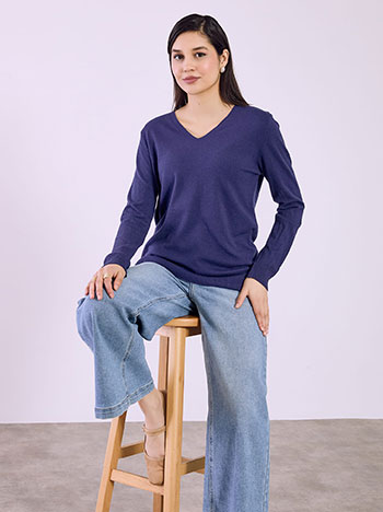 Μπλούζα με V λαιμόκοψη SQ1794.4653+7