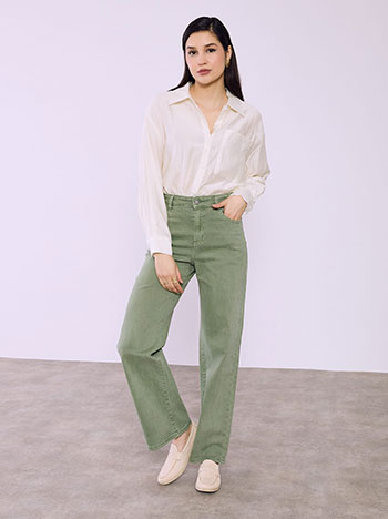 Τζιν wide leg με βαμβάκι SQ1795.1055+4