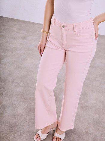 Celestino Τζιν Wide Leg με Βαμβάκι Sq1795 1230+2 Παντελόνια Γυναικεία Ρούχα Μόδα