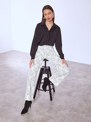 Τζιν wide leg με τύπωμα SQ1796.1079+1