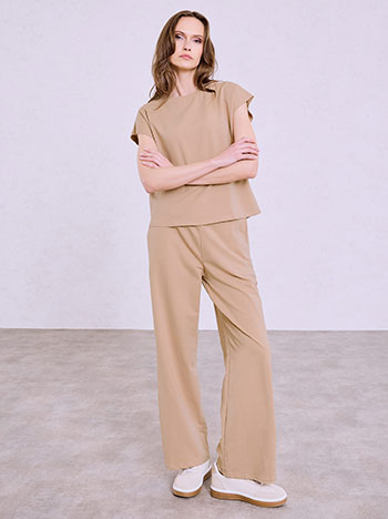 Celestino Σετ με T-Shirt Και Παντελόνι Sq1801 0907+7 Γυναικεία Co-Ord Sets Γυναικεία Ρούχα Μόδα