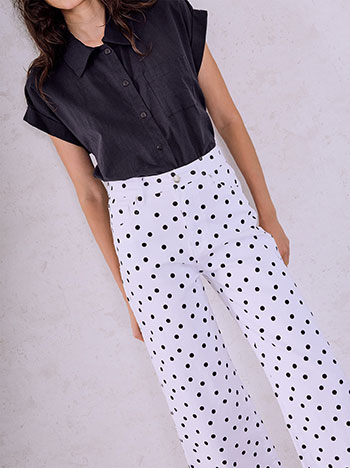 Τζιν wide leg πουά SQ1802.1508+1