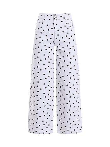 Τζιν wide leg πουά SQ1802.1508+1