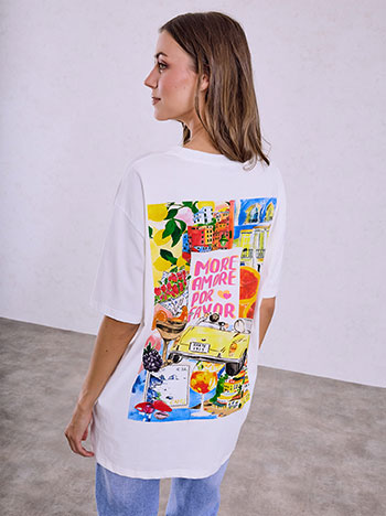 T-shirt με στάμπα αυτοκίνητο SQ453.4978+1