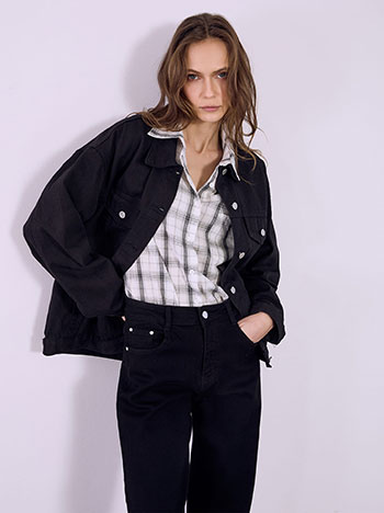 Μπουφάν τζιν με τσέπες SQ453.6089+4