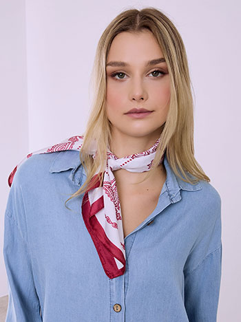 Μαντήλι σατέν με λαχούρια SQ673.A423+3