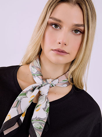 Μαντήλι εμπριμέ με λουλούδια SQ673.A456+1