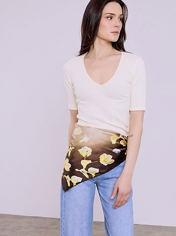 Μαντήλι εμπριμέ με διαβάθμιση χρώματος SQ673.A459+2