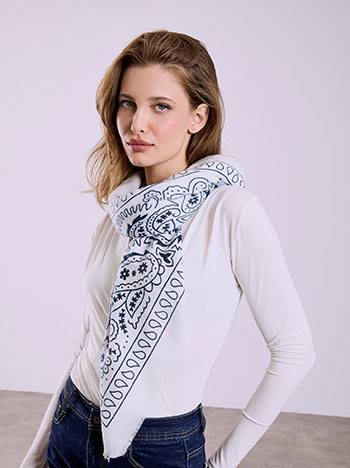 Μαντήλι με σχέδια λαχούρια SQ673.A706+1