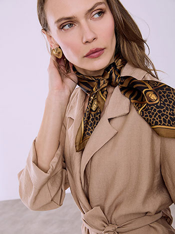 Μαντήλι με animal print SQ673.A897+2