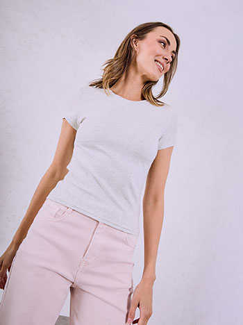 Celestino Μπλούζα με Βαμβάκι Sq7561 4181+5 Μπλούζες T-Shirts Γυναικεία Ρούχα Μόδα