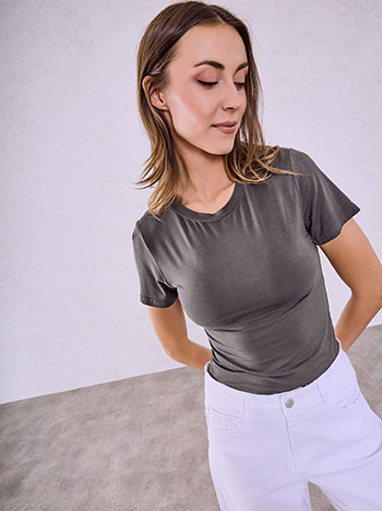 Celestino T-Shirt Ελαστικό Sq7561 4393+8 Μπλούζες T-Shirts Γυναικεία Ρούχα Μόδα