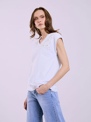 Μπλούζα με χάντρες SQ7561.4563+1