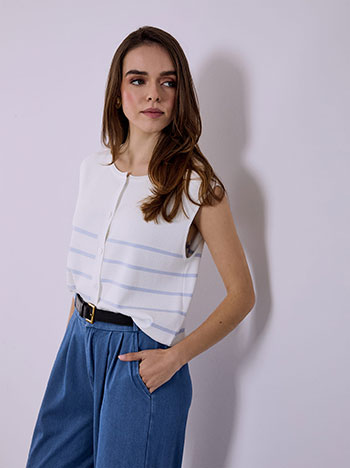 Γιλέκο με ρίγες SQ7561.5125+2